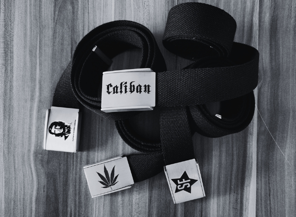 Rock & Metal belts featuring band logos and striking designs Rock & Metal belts featuring band logos and striking designs