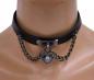 Preview: Gothic Halsband Herz An Ketten