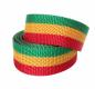 Preview: Canvas Kindergürtel Rastafari