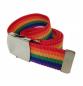Preview: Canvas Kindergürtel Regenbogen