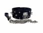 Preview: Leather Collar With Leash