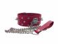 Preview: Red Leather Collar With Leash