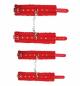 Preview: Red Wrist And Ankle Bondage Set