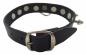 Preview: Black Fetish Leather Wristband With Killer Studs