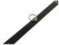 Preview: Black Fetish Leather Wristband With O-Ring
