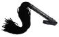 Preview: Veloursleder Flogger In Schwarz