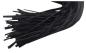Preview: Veloursleder Flogger In Schwarz