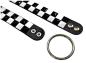 Preview: Black & White Pyramid Studded Wrist Bondage Set