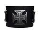 Preview: Lederarmband Eisernes Kreuz Schwarz
