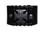 Preview: Lederarmband Schwarz Eisernes Kreuz