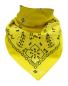 Preview: XL Bandana Scarf Paisley Yellow