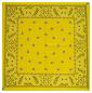 Preview: XL Bandana Scarf Paisley Yellow