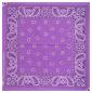 Preview: XL Bandana Paisley Pattern Lilac