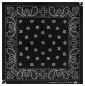 Preview: XL Bandana Scarf Paisley Black