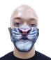 Preview: Gesichtsmaske Weißer Tiger