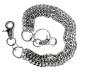 Preview: BDSM Metal Chain 3-Row Bondage Carabiner