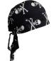 Preview: Fitted Bandana Cap Pirate Skull Black