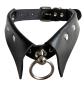 Preview: Fetish Choker Halsband Mit Ring