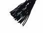 Preview: Mini Flogger Peitsche Schwarz
