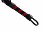 Preview: Mini Flogger Peitsche Schwarz