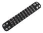 Preview: Leatherette Cuff Wristband Small Pyramid Studs