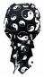 Preview: Biker Bandana Cap Schwarz Yin Yang