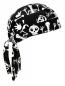 Preview: Rocker Bandana Cap Schwarz Skull Show