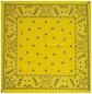 Preview: Trendy Biker Bandana Paisley Gelb