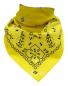 Preview: Trendy Biker Bandana Paisley Gelb