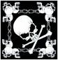 Preview: Cooles Rocker Bandana Totenkopf