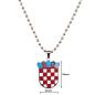 Preview: Croatia Flag Necklace