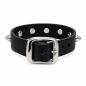 Preview: Punk leather wristband with pointed conical studs