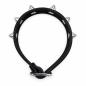 Preview: Spiked leather bracelet with conical studs and narrow wristband design