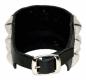 Preview: Lederarmband Pyramidennieten