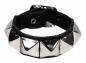 Preview: Leder Manschette Mit Pyramidennieten