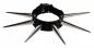 Preview: Lederarmband 1-reihig Spike Nieten
