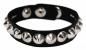 Preview: Kunsteder Armband 1-reihig Spitznieten