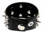Preview: Punk Armband Totenkopf & Spikes