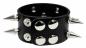 Preview: Kunsteder Manschette Spike Nieten
