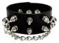 Preview: Punk Armband Killernieten & Kette
