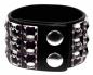 Preview: Kunstleder Armband Totenköpfe