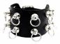 Preview: Rocker Armband 2-reihig Ringnieten
