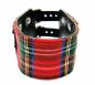 Preview: Kunstleder Armband Schottenmuster