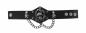 Preview: Kunstleder Armband Totenkopf Rose