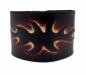 Preview: Lederarmband Tattoo Braun
