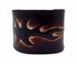 Preview: Lederarmband Tattoo Braun
