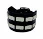 Preview: Rocker Armband 2-reihig Flach Nieten
