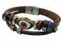 Preview: Rocker Armband Braunes Auge