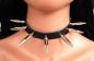 Preview: Gothic Lederhalsband Killernieten