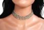 Preview: Lederhalsband Kette 3-Reihig